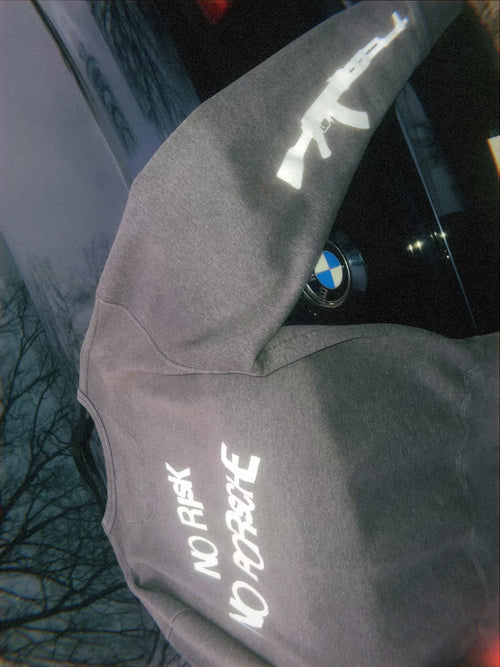 UNBRANDED “No Risk, No Porsche” Crewneck